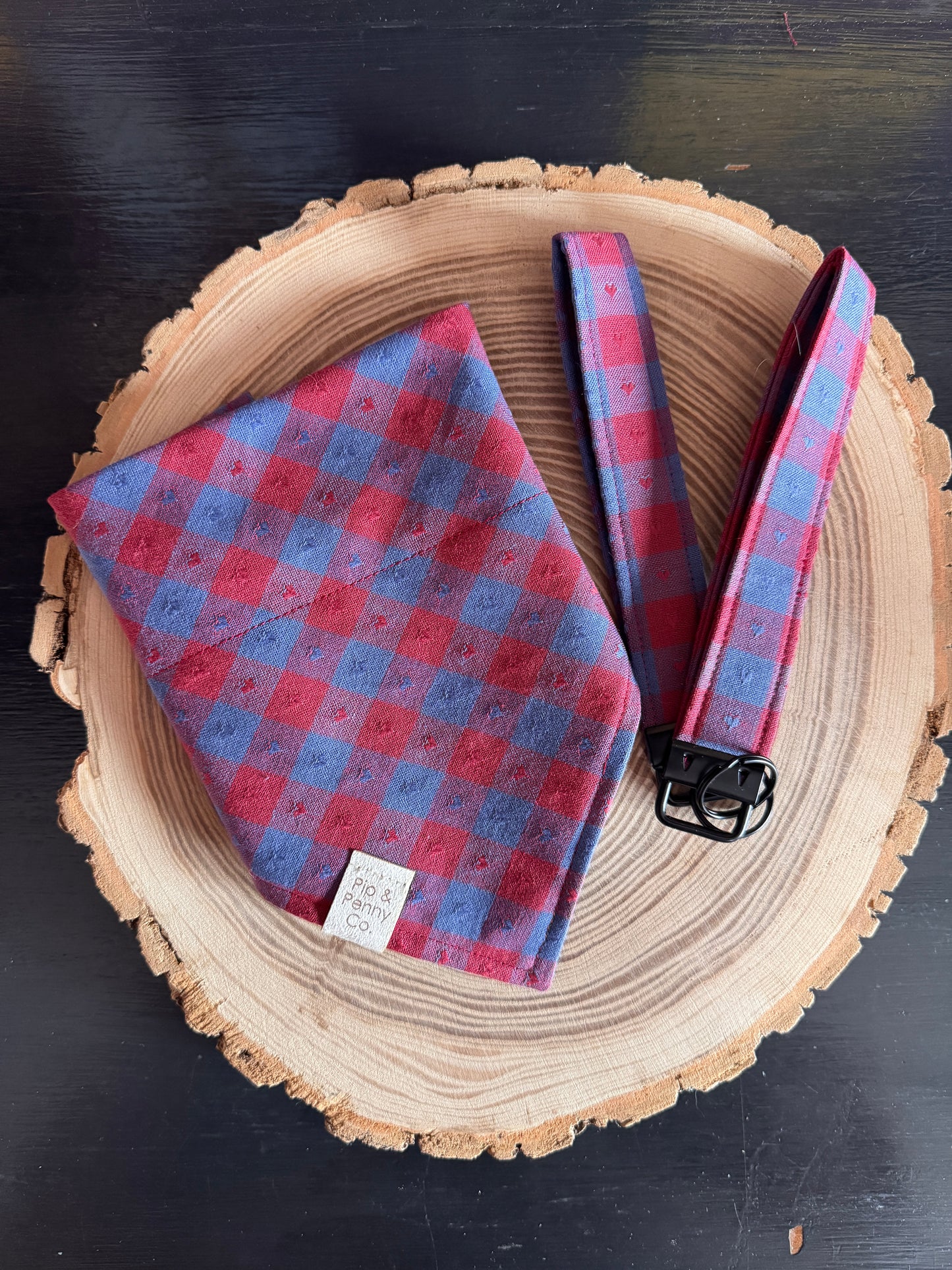 Spring - Plaid Hearts