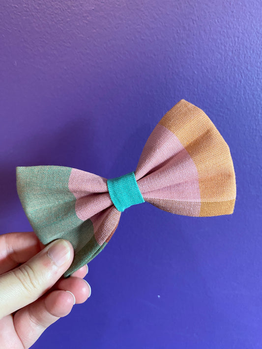 Collar Bow - Fall Plaid