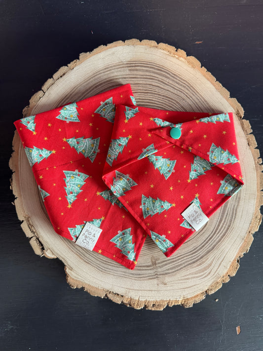 Fundraiser - Bright Red Trees