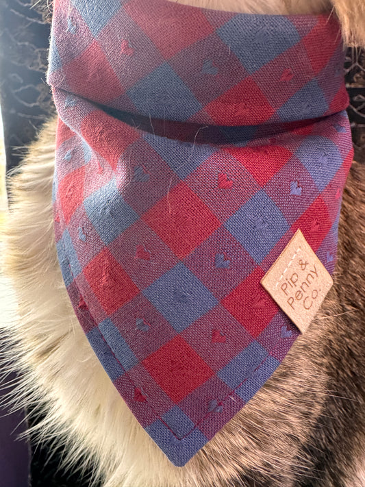 Spring - Plaid Hearts