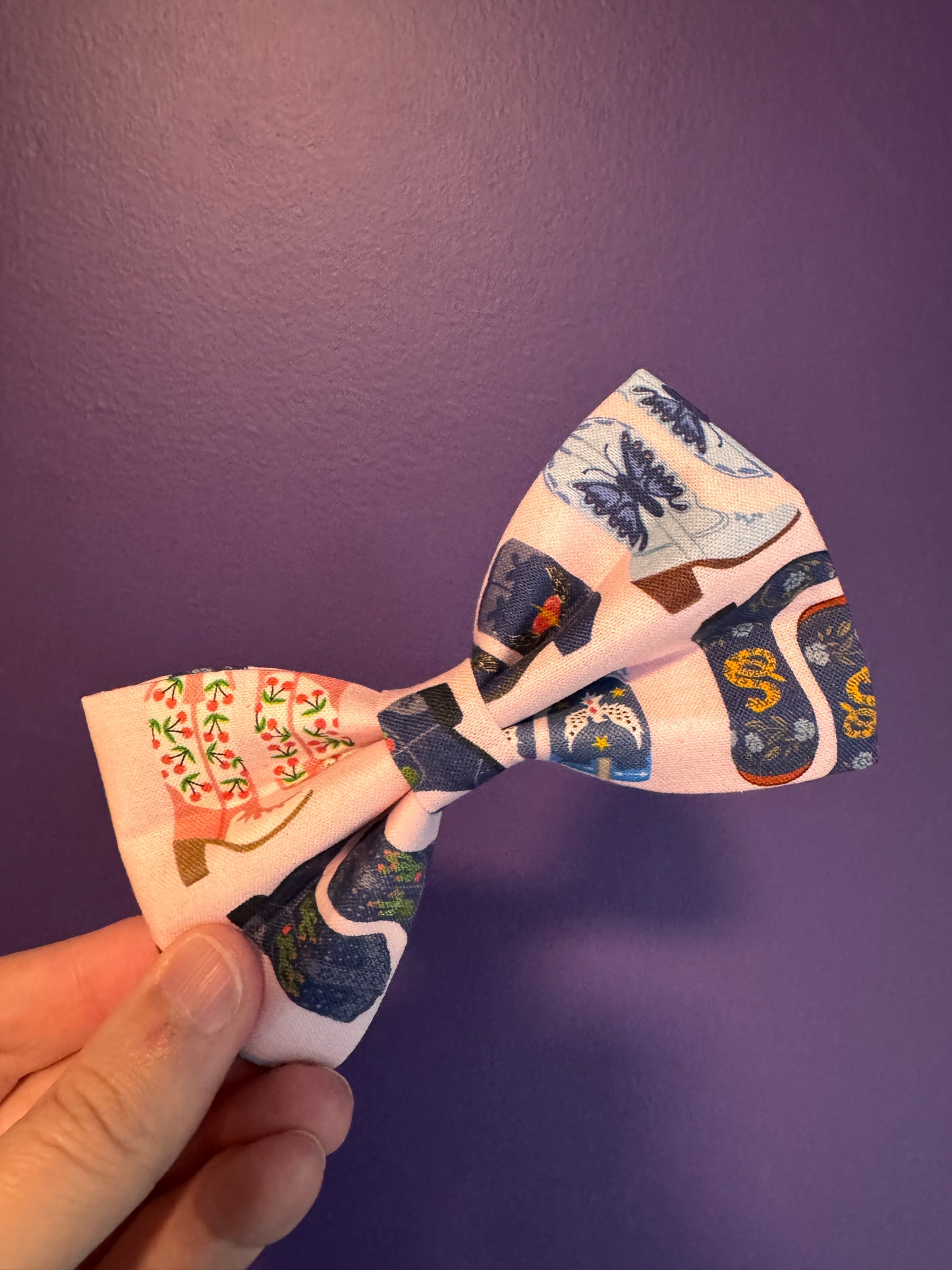 Collar Bow - Cowboy Boots