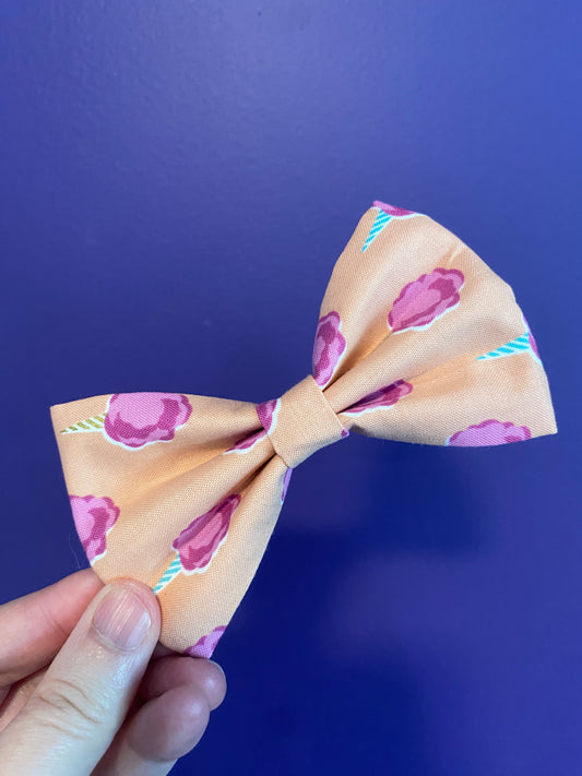 Collar Bow - Cotton Candy